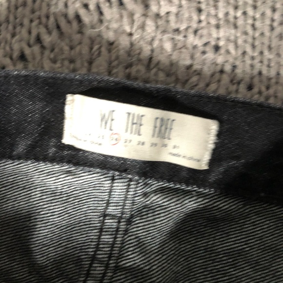 SOLD!! Mini Skirt Denim Distressed Cutoff NWT - Picture 8 of 8